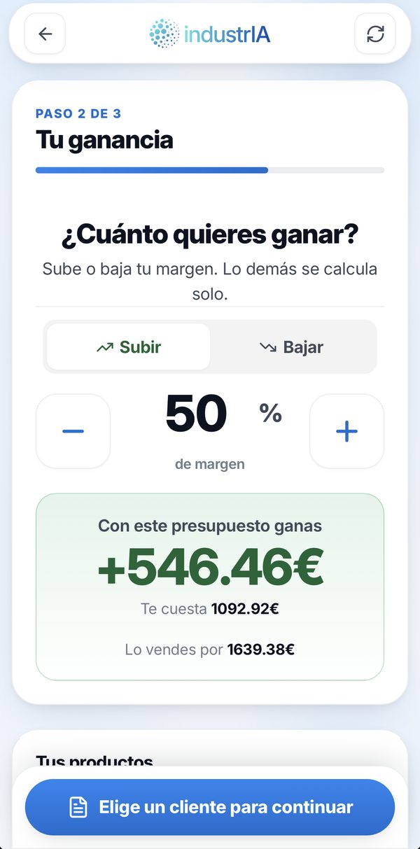Pones tu margen
