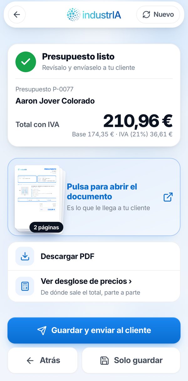Lo envías